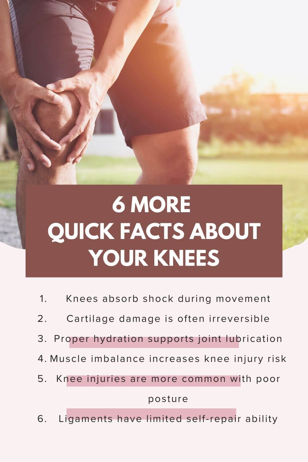 6 Quick Facts About Your Knees You Should Know