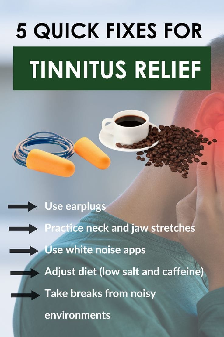 5 Quick Fixes for Tinnitus Relief