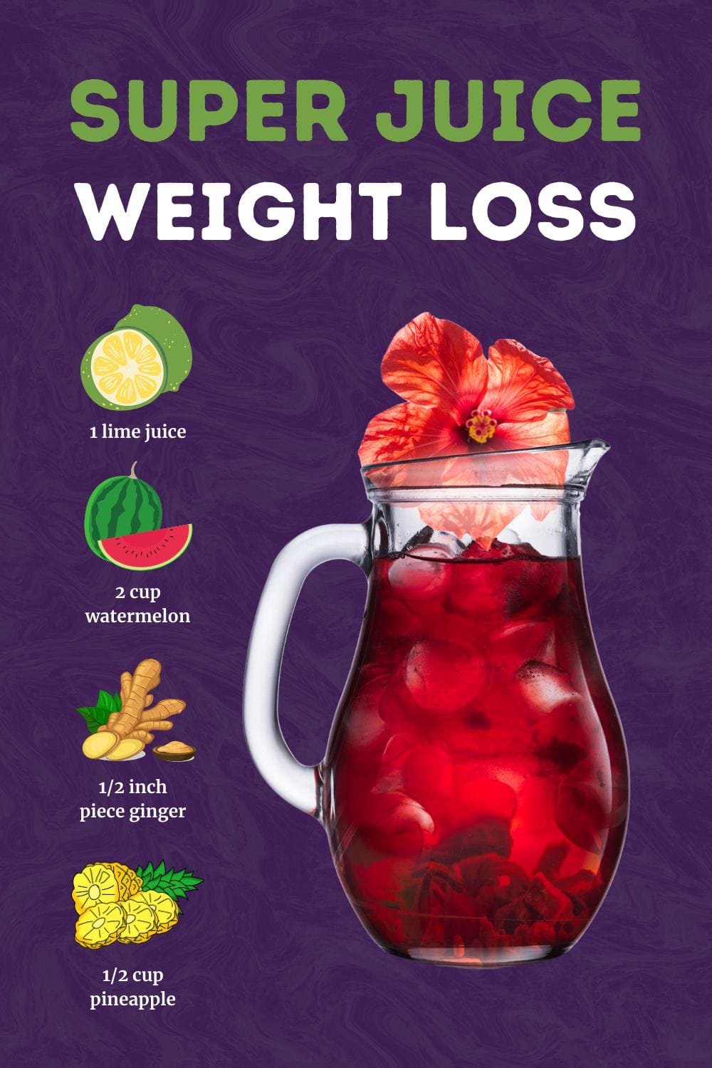 Super Juice Weight Loss Recipe with Watermelon