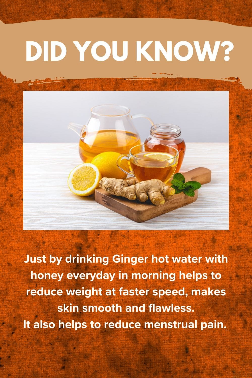 Ginger Hot Water with Honey Benefits