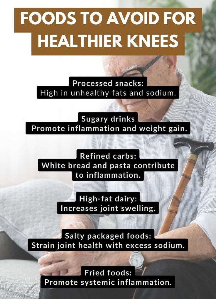 Foods to Avoid for Healthier Knees and Joint Relief Foods to Avoid for Healthier Knees and Joint Relief