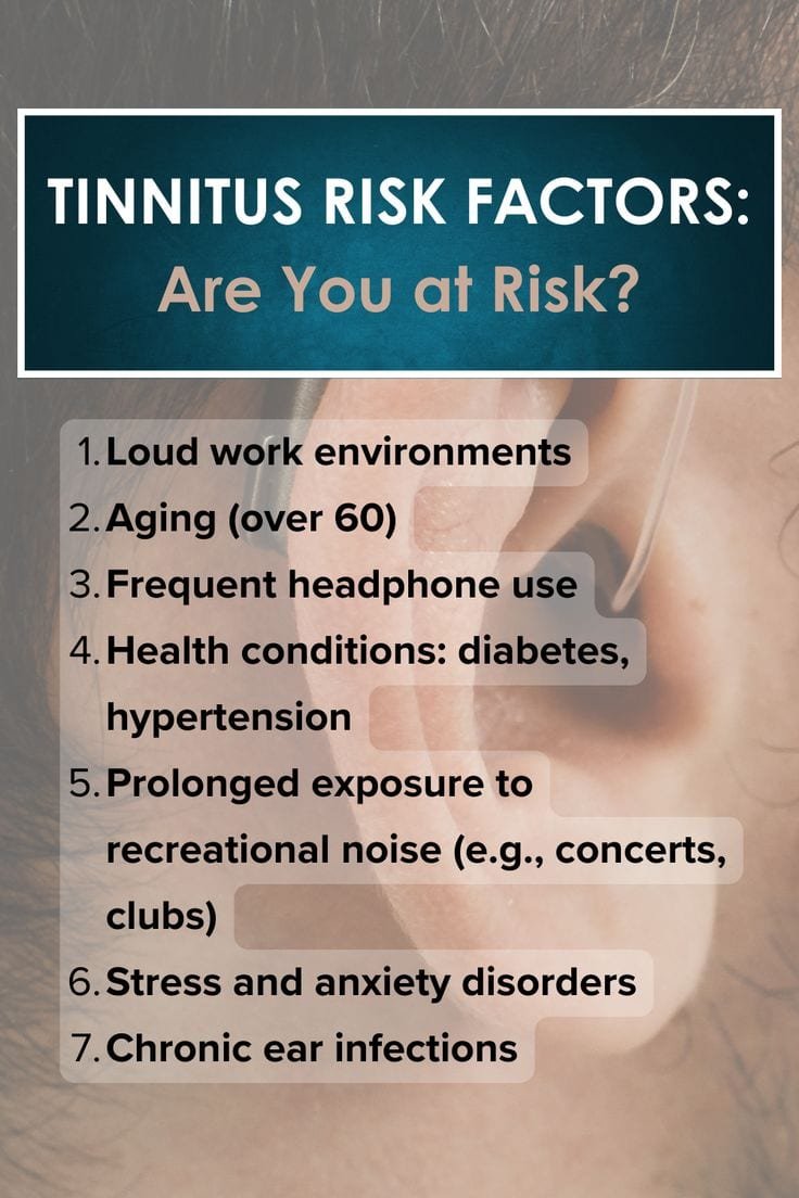 Tinnitus Risk Factors: Are You at Risk of Hearing Loss? Tinnitus Risk Factors: Are You at Risk of Hearing Loss?