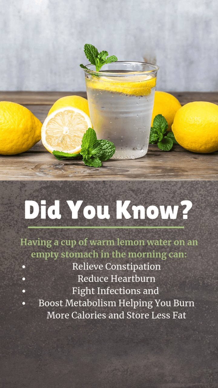 Warm Lemon Water Benefits in the Morning