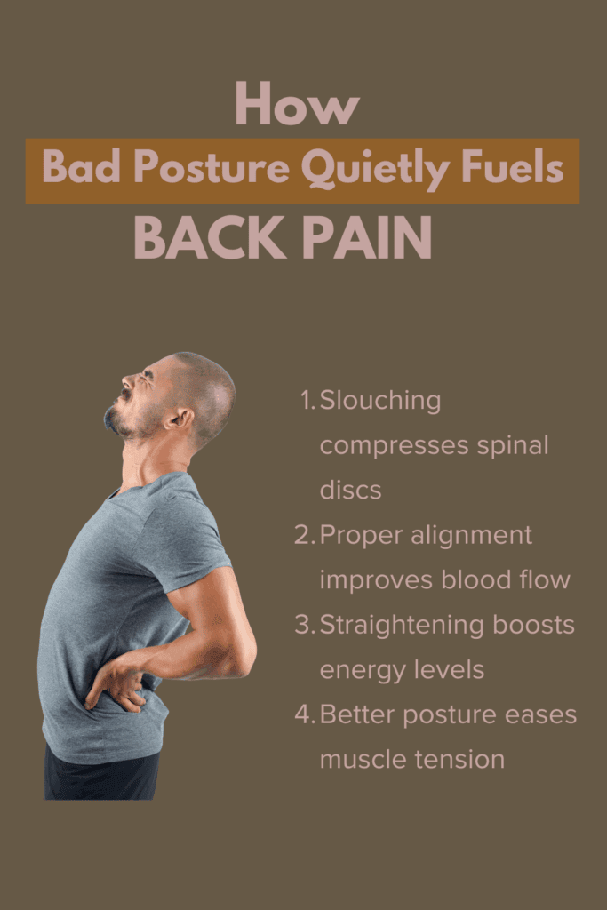 How Bad Posture Quietly Fuels Back Pain