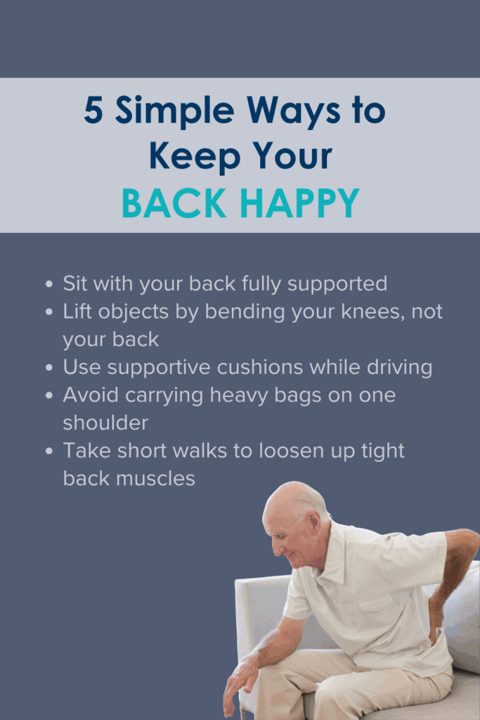 5 Simple Ways to Keep Your Back Happy