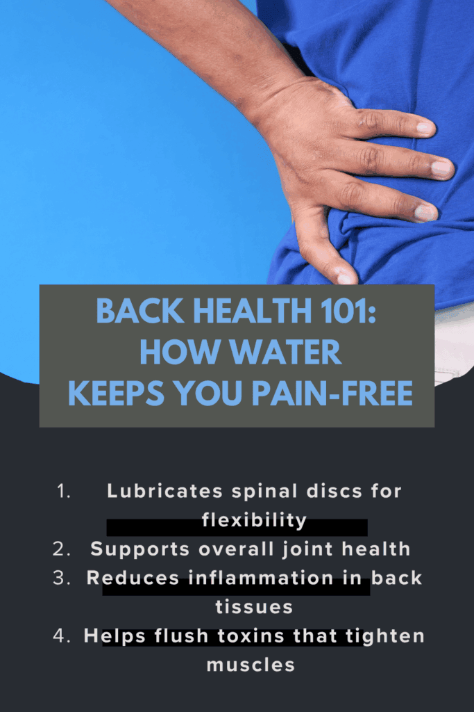 Back Health 101: How Water Keeps You Pain-Free