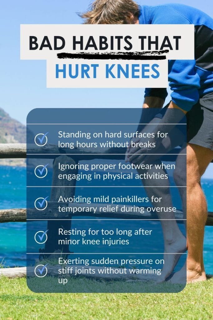 Bad Knee Habits That Lead to Lasting Pain