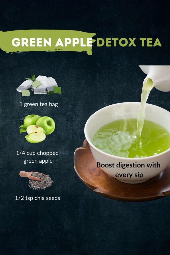 Green Apple Detox Tea Recipe for Digestion Boost