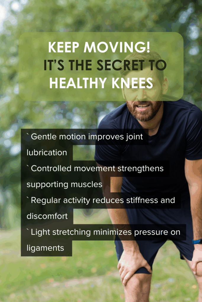 Keep Moving: The Secret to Healthy Knees