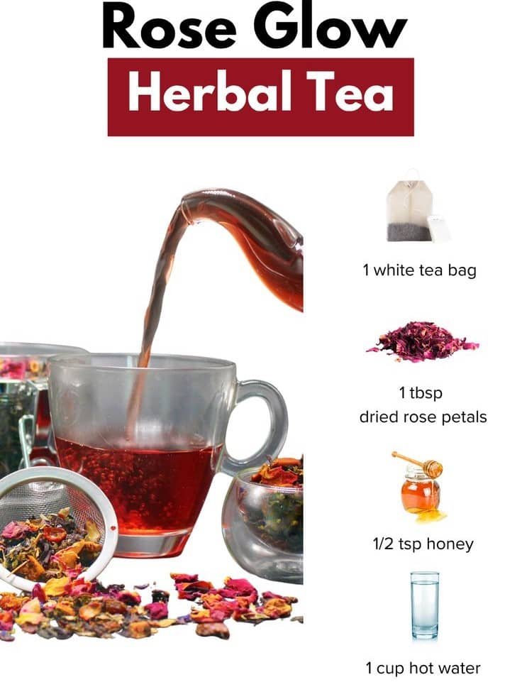 Rose Glow Herbal Tea Recipe for Radiant Skin