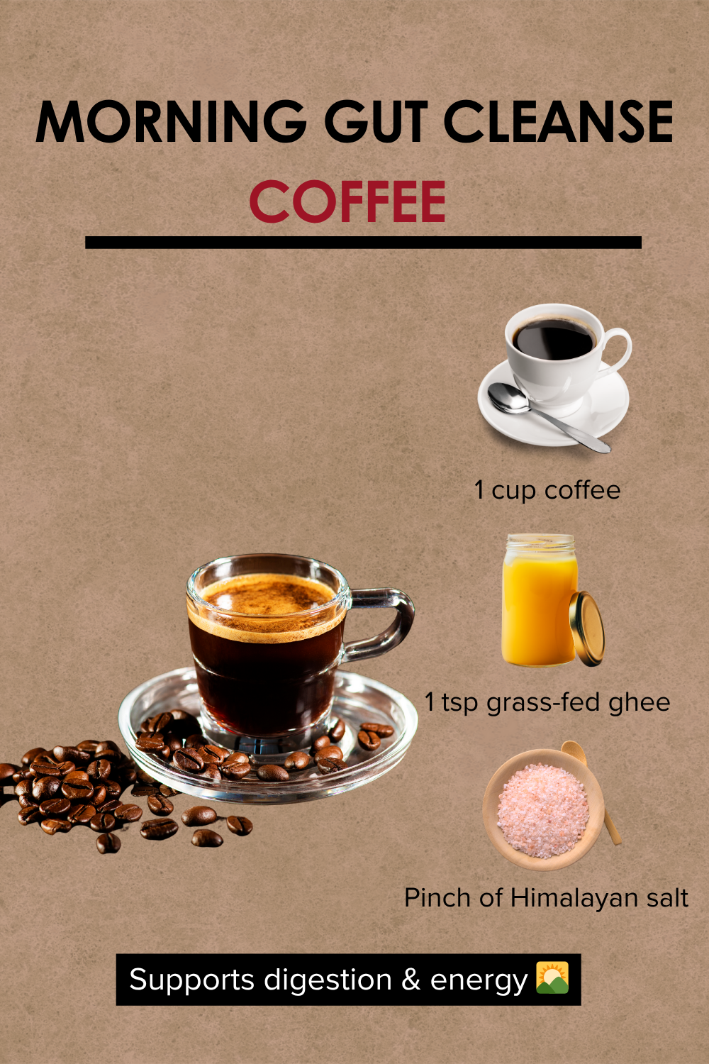 Morning Gut Cleanse Coffee Recipe for Better Digestion