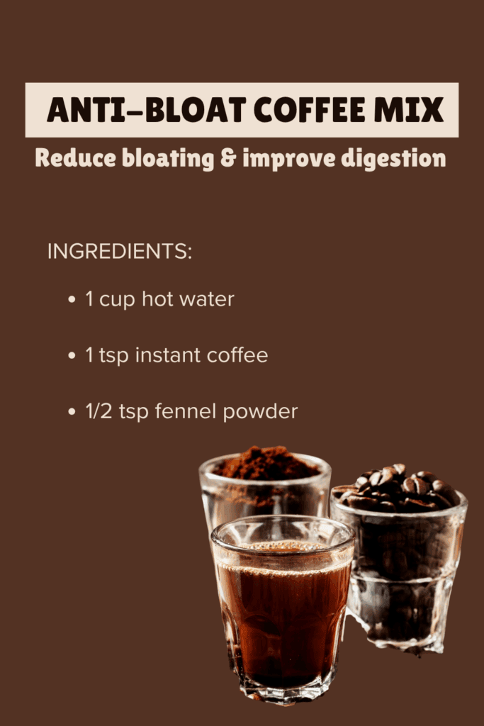 Anti-Bloat Coffee Mix: Simple Morning Drink for Digestion