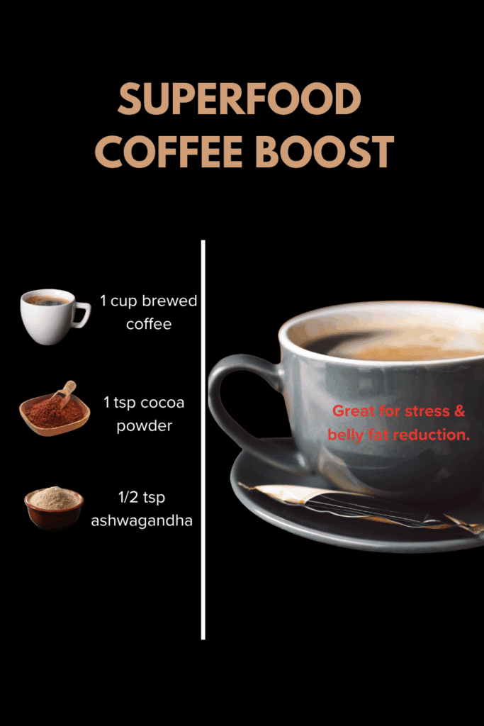 Superfood Coffee Boost: A Morning Drink for Stress Relief