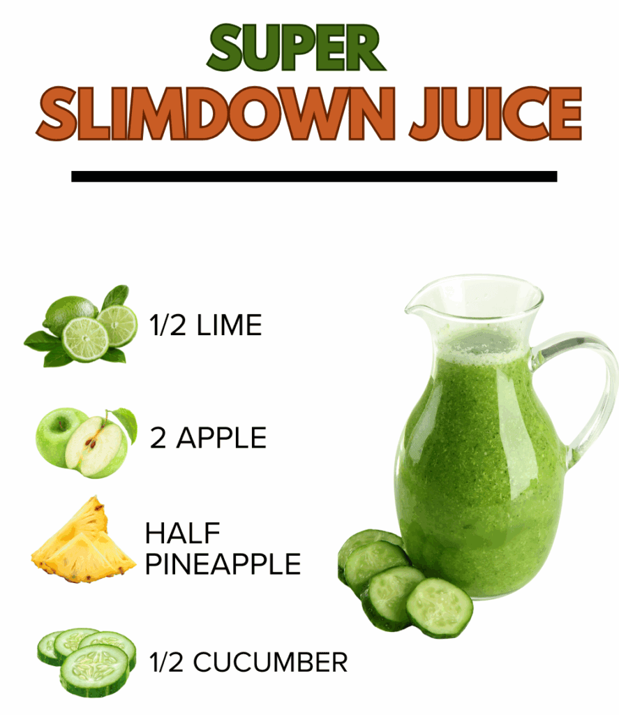 Super Slimdown Juice Recipe for Natural Weight Loss