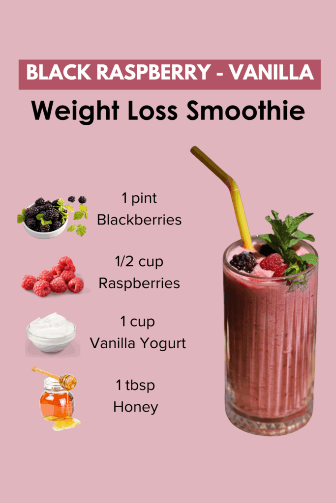 Black Raspberry Vanilla Weight Loss Smoothie Recipe Black Raspberry Vanilla Weight Loss Smoothie Recipe
