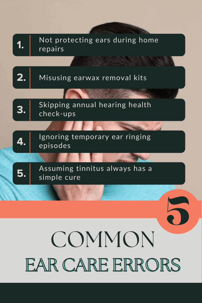 5 Common Ear Care Errors to Avoid